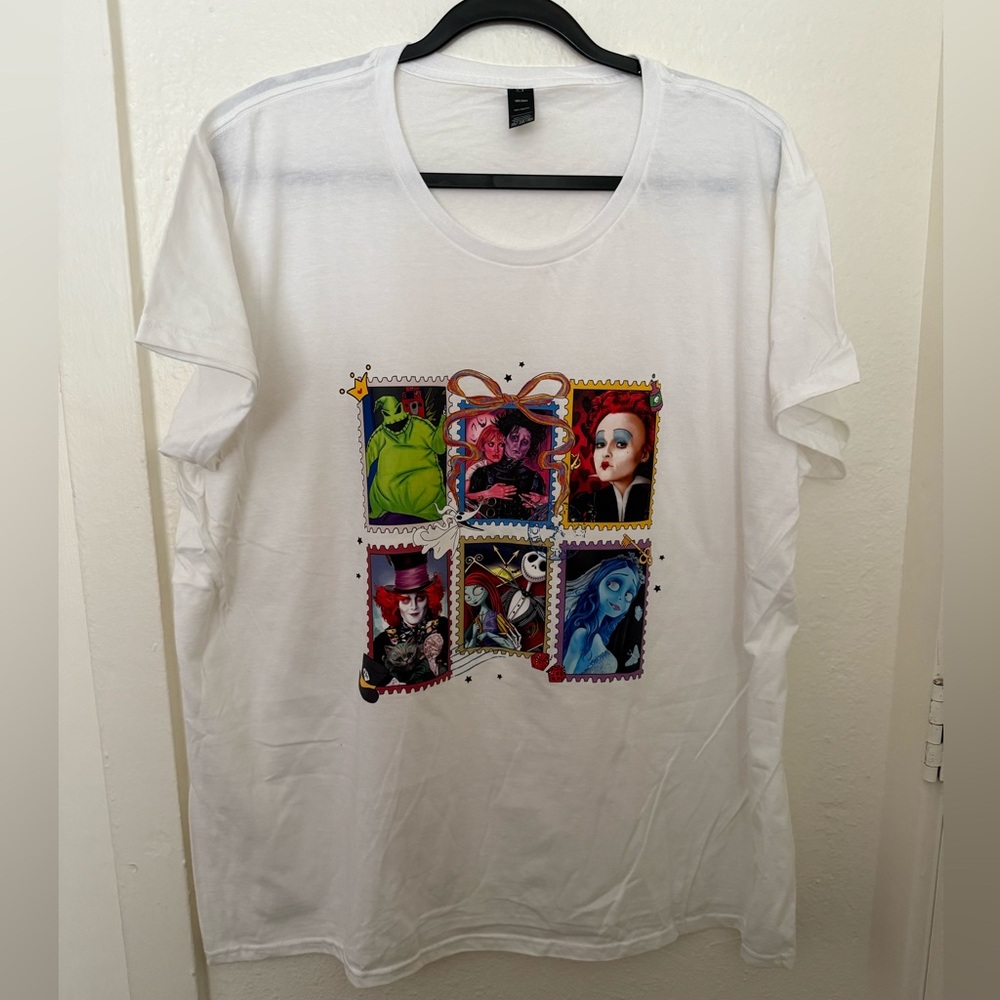 Women’s Adult T Shirt different designs Halloween Size 3XL Color White Round